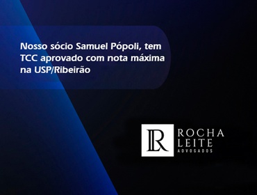 Nosso sócio Samuel Pópoli, tem TCC aprovado com nota máxima na USP/Ribeirão