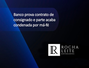 O banco mostrou cópia dos contratos de empréstimos consignados celebrado